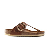 Birkenstock Gizeh Big Buckle Cognac Oiled Leather Regular