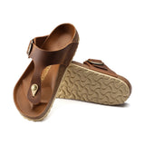 Birkenstock Gizeh Big Buckle Cognac Oiled Leather Regular