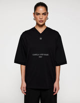 Larissa Logo Tee | Black