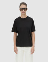 Olympia Print Tee | Black/White