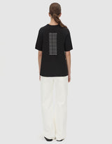 Olympia Print Tee | Black/White