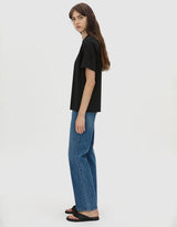 Westley Relaxed Printed Tee | Black
