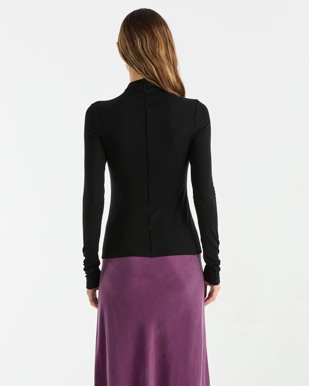 Skye Longsleeve Top | Black