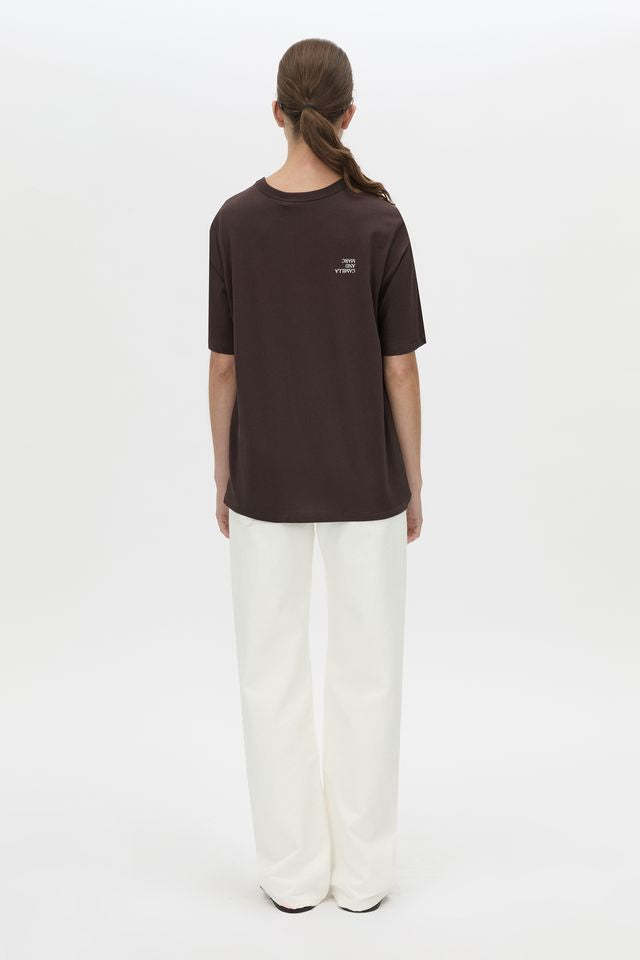 Calista Relaxed Print Tee | Hickory