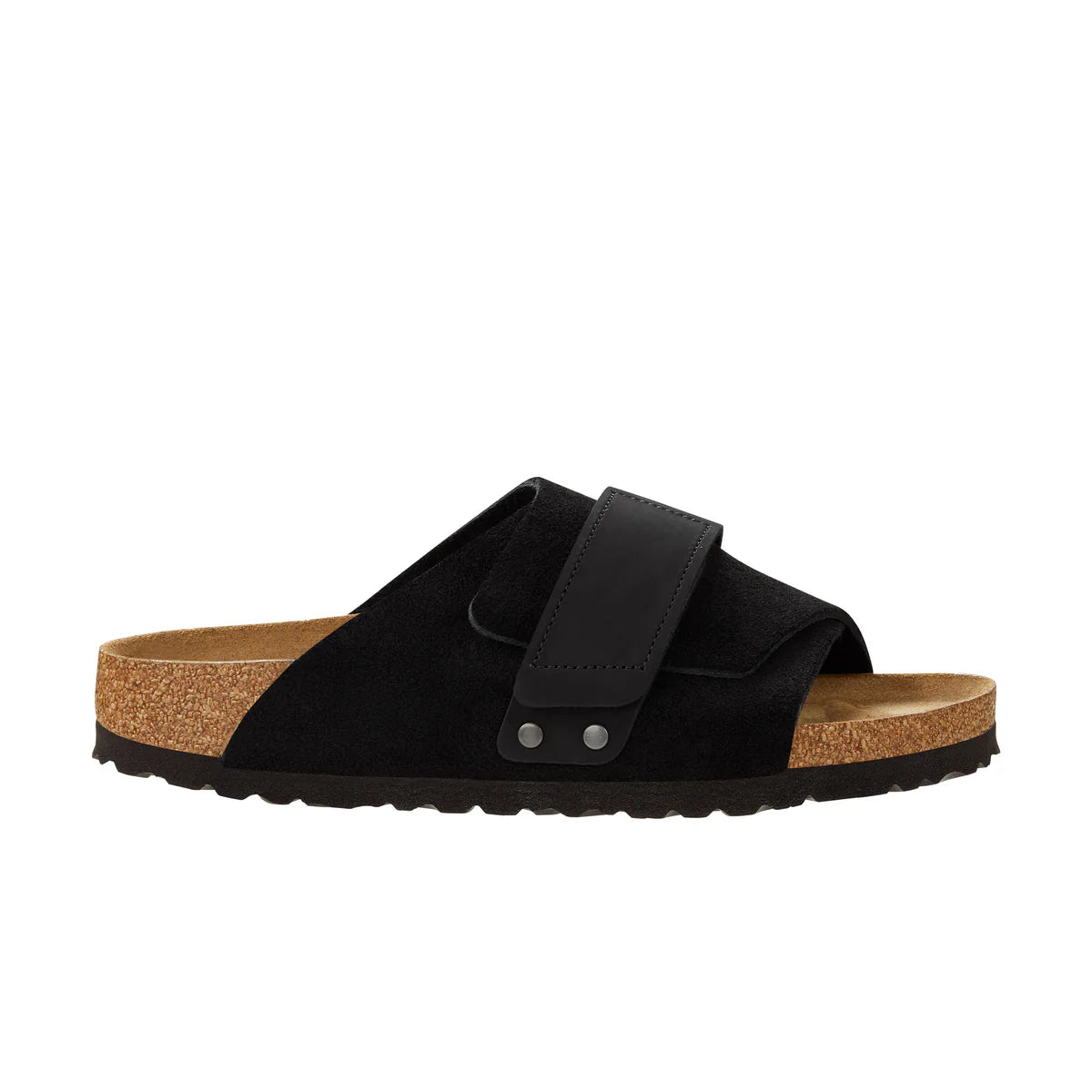 Birkenstock Kyoto Suede Nubuck Leather Regular | Black