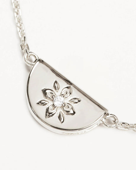 Sterling Silver Lotus Bracelet