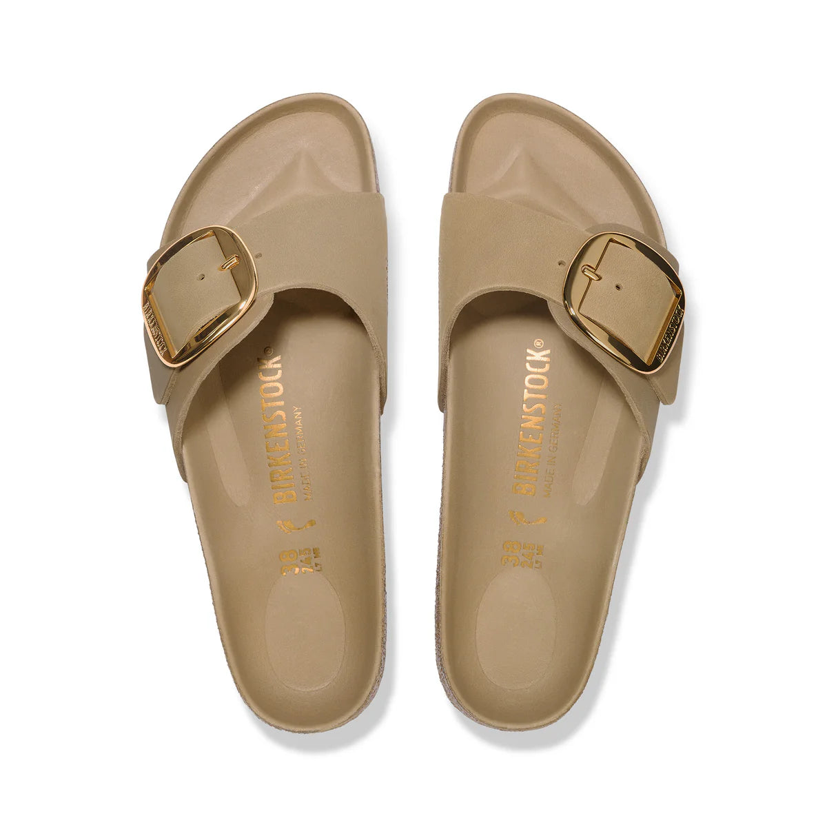 Birkenstock Madrid Big Buckle Tabaccao Brown Oiled Leather