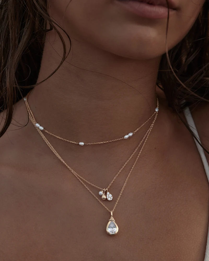 18k Gold Vermeil Serene Dreams Pearl Choker