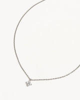Sterling Silver Crystal Bloom Necklace