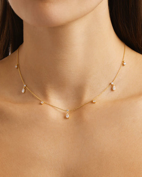 18k Gold Vermeil No Rain, No Flowers Choker
