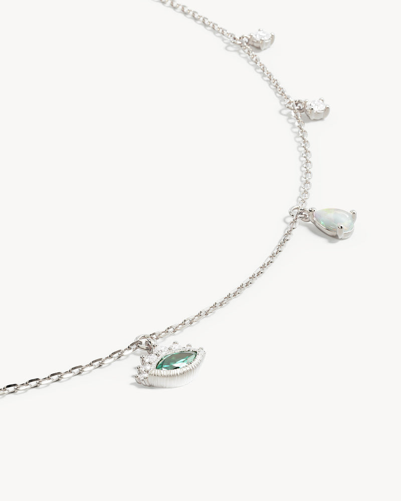 Sterling Silver Hope and Protection Necklace