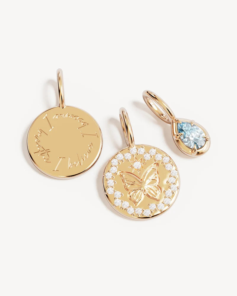 18k Gold Vermeil With Freedom I Become Necklace