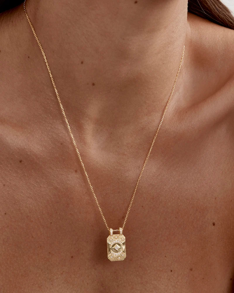 18k Gold Plated My Moon and Stars Necklace