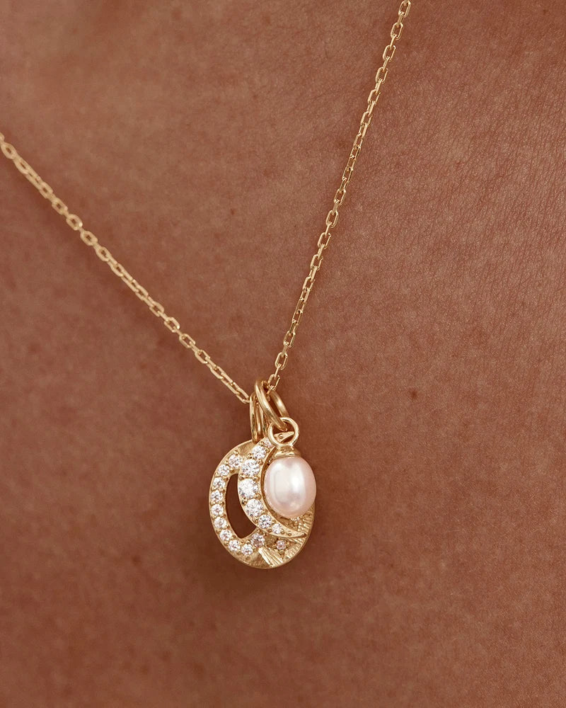 18k Gold Plated Celestial Skies Necklace