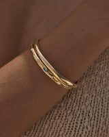 18k Gold Vermeil Hope and Protection Cuff