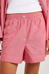 Anouk Stripe Short| Red Stripe