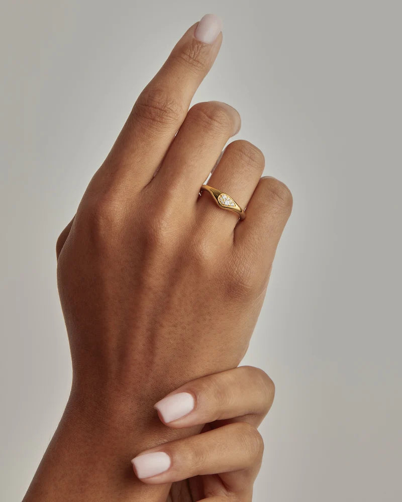 18k Gold Vermeil Ocean Mist Ring
