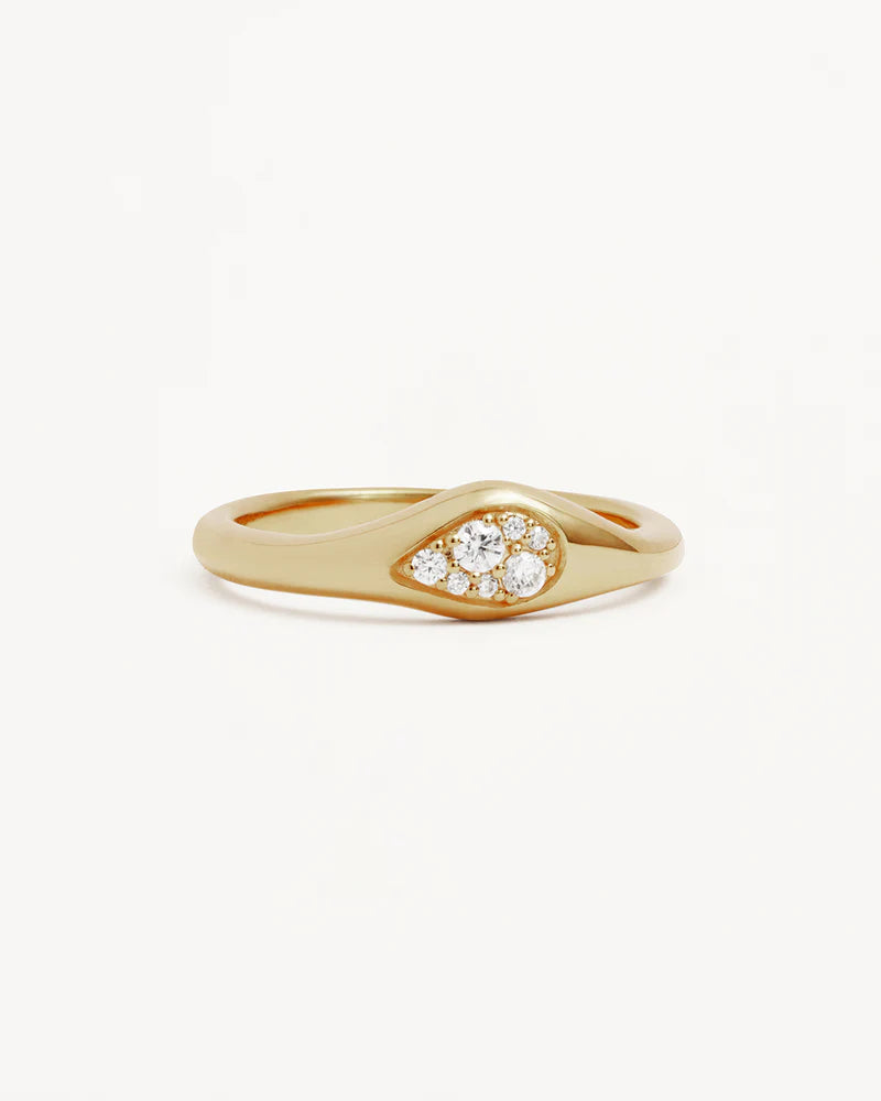 18k Gold Vermeil Ocean Mist Ring