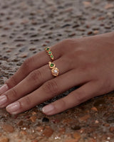 18K Gold Vermeil Monnlit Tides Ring