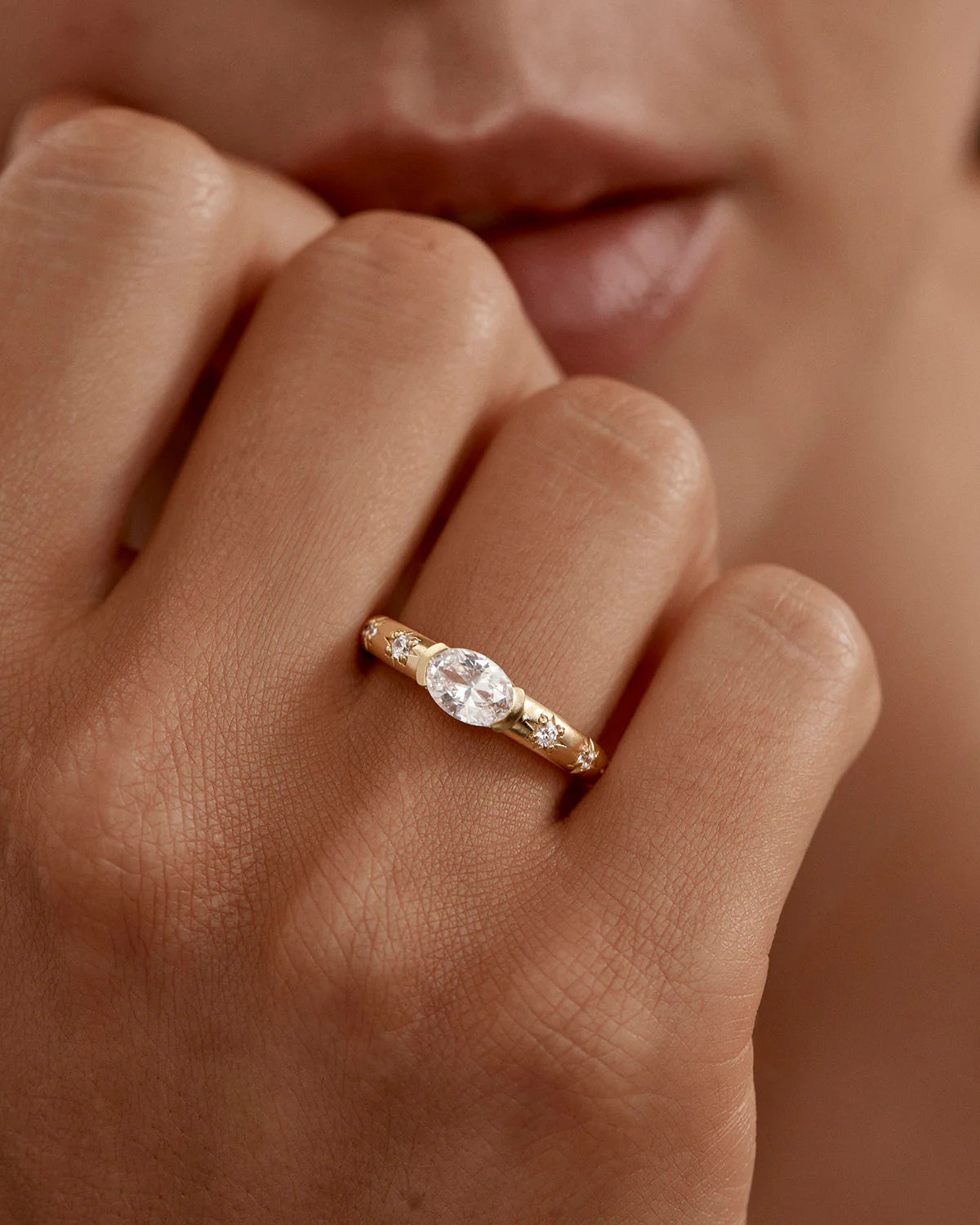 18Kg Vermeil Celestial Skies Ring