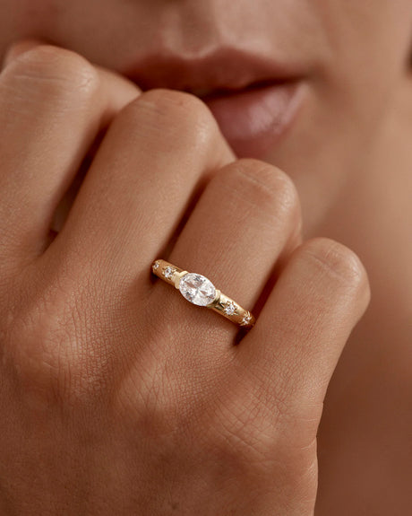 18Kg Vermeil Celestial Skies Ring