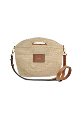 Leather Trimmed Raffia BB