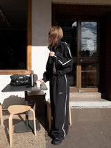 Fight Night Windbreaker Pant | Black