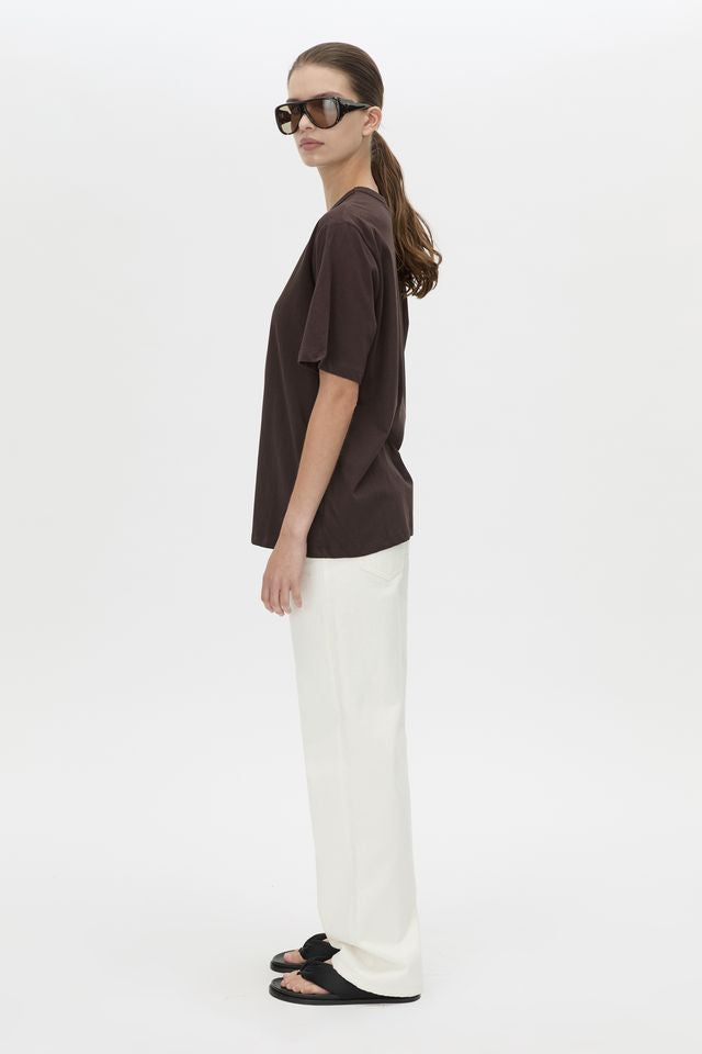 Calista Relaxed Print Tee | Hickory