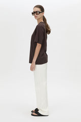 Calista Relaxed Print Tee | Hickory