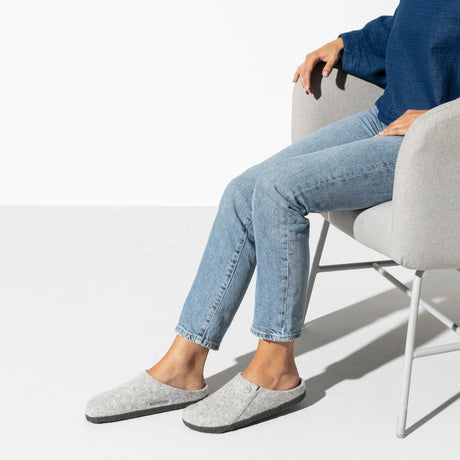 Birkenstock Zermatt Light Grey Wool Felt Regular