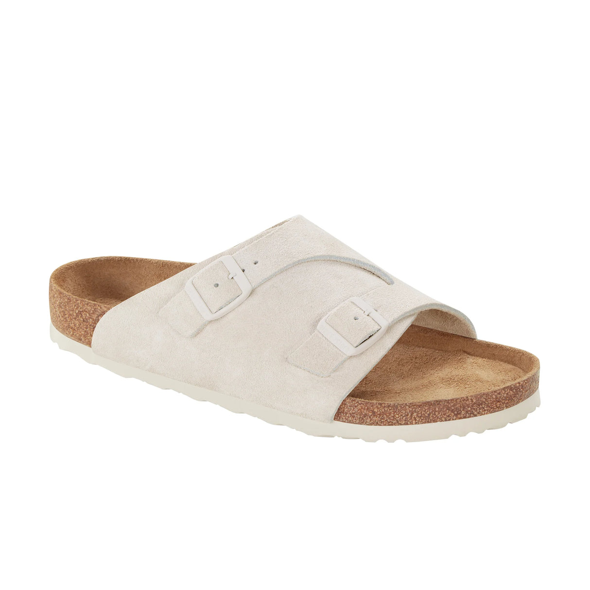 Birkenstock Zurich Antique White Suede Leather Regular